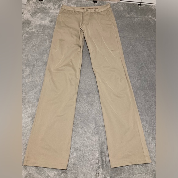 Rhone Commuter Pants Mens 28X32 Tan Stretch Performance Golf‎ Chino Casual - Picture 1 of 9